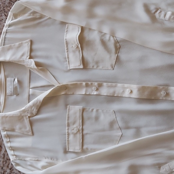 J. Crew Tops - J. Crew Womens's Classic Silk Button-Down Shirt